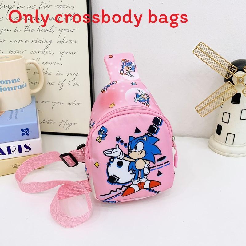 Cartoon Sonic Kids Coin Purse With Polyester Lining For Daily Use And School Days