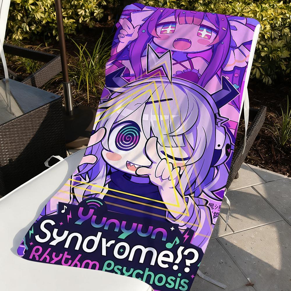 Game Y-Yunyun Syndrome Towel Quick Drying Beach Towels Are Suitable For Swimming Pools Camping Yoga And The Gym