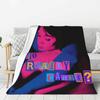 Custom Tv Girl Music Rock Pop Band Blankets Warm Flannel Throw Blanket for Bed Travel Rug Piece