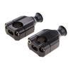 Universal Pair 28mm CNC Aluminium Motorcycle Handlebar Mount Riser Clamp Durable