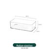 Clear Acrylic Jewelry and Cosmetics Storage Box with Lid