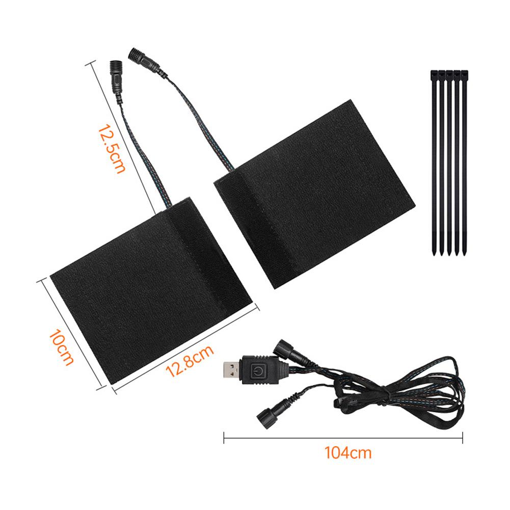 Motorcycle Heated Grips Handlebars USB Adjustable Insulated Handlebars Electric Scooter Bicycle Warming Accessories