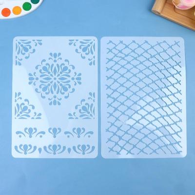 1 Stück wiederverwendbare Vogelmuster-Kunststoffschablone - Langlebige Vorlage für DIY-Scrapbooking, Kartenbasteln & Sprühfarben-Bastelarbeiten
