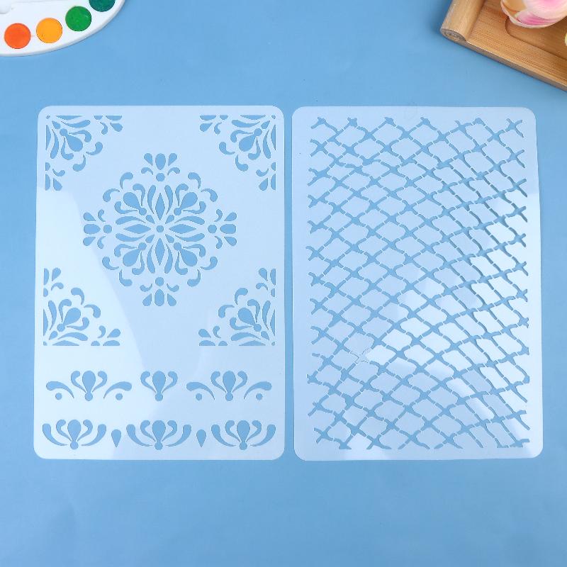 Diy Scrapbooking Reusable Bird Pattern Stencil Card Making & Crafts - Durable Plastic Spray Painting Templat