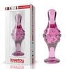 Glass Romance Lovetoy Glass Anal Plug 11.4 Black