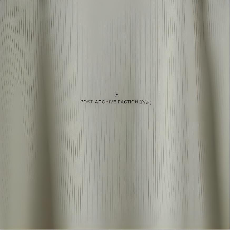 On Ang Pao X Post Archive Faction Current Form 1.0 Pullover Round Neck Long Sleeve T-Shirt Men T-Shirts Gray-White Gray-Green 1UE10111954