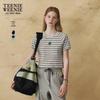 Bear Women's Summer Striped Raglan T-Shirt