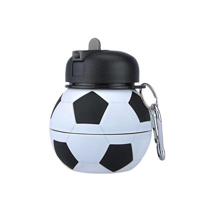 New Design Collapsible Silicone Straw Type Kids Water Bottle Boiling Applicable Eco-Friendly Private Label Children's Bottle