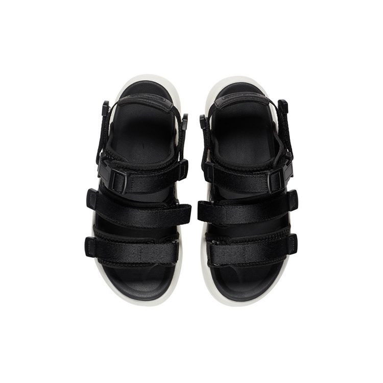 Li Ning Coca Outdoor Sports Sandals Women Sandals Black White AGUS004-3