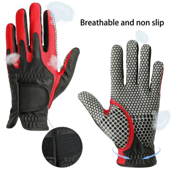 Golf Handschuhe Faux Leder Nicht-slip Linken Hand Golf Handschuh Guten Griff Golf