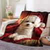 1Pc Cartoon Print Flannel Blanket, High Quality Comfortable for All Seasons, Home Decor, Warmth and Comfort, Perfect for Christmas Birthday Gift
