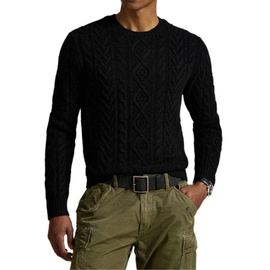 Polo Ralph Lauren Sweater Standard Men's Polo Black MNPOSWE16822366-001