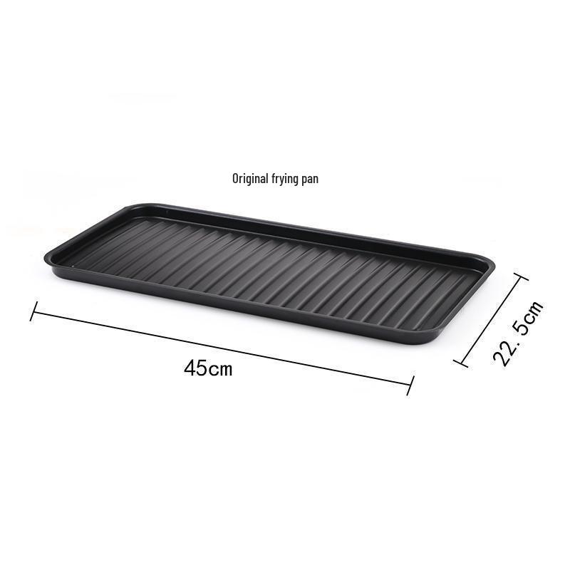 Multifunctional Electric Grill & Roaster with Non-stick Pan and Smokeless Griddle for Skewers and Sausages