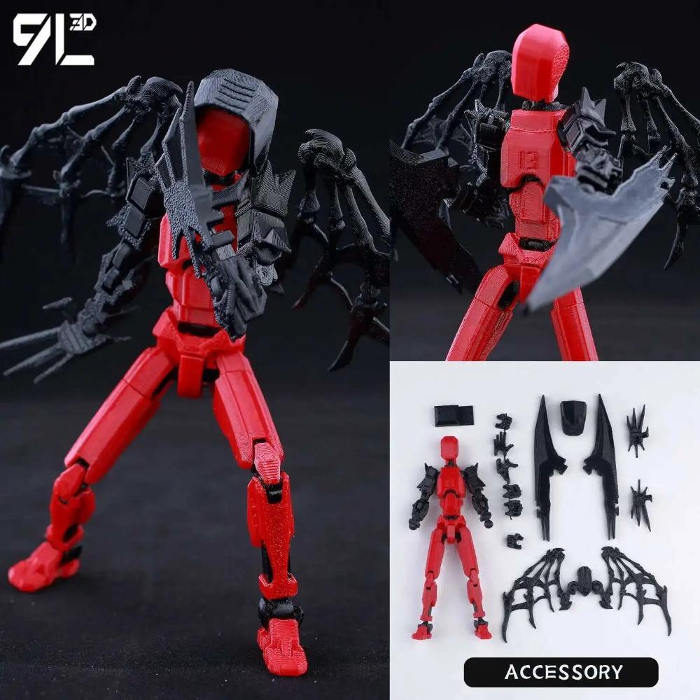(Assembly Completed) T13 Action Figure Set,Dummy 13 Robot Action Figure, Lucky 13 Collectible Action Figure Articulated