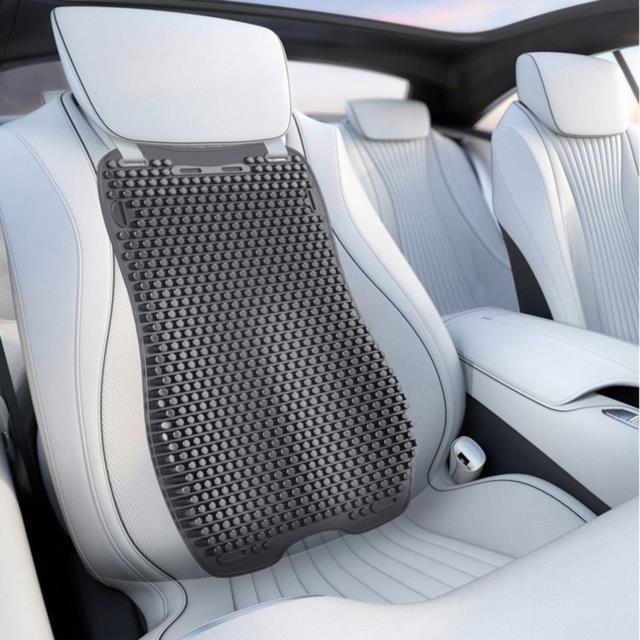 Cool Breathable Silicone Car Seat Cover Cushion Lumbar Back Support Massage Universal Summer Silica Gel Back Rest for Nissan