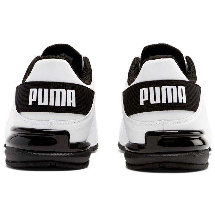 Puma Casual Shock Absorbing Non-Slip Lightweight Low-Top Running Shoes Men Sneakers White Black 194162-01