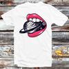 Saturn Bite Lips Biting The Universe T Shirt B563