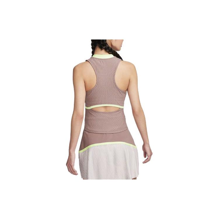 Nike Logo Color Block Rundhalsweste Damen Tops Rauchlila FD5636-208