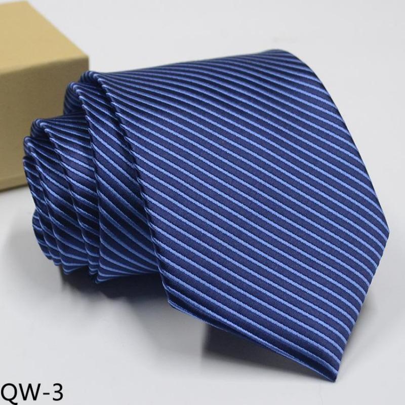 Men'S Dress Business Casual Professional Groom Wedding Best Man Striped Jacquard Fine Gentleman Men'S Premium Tie