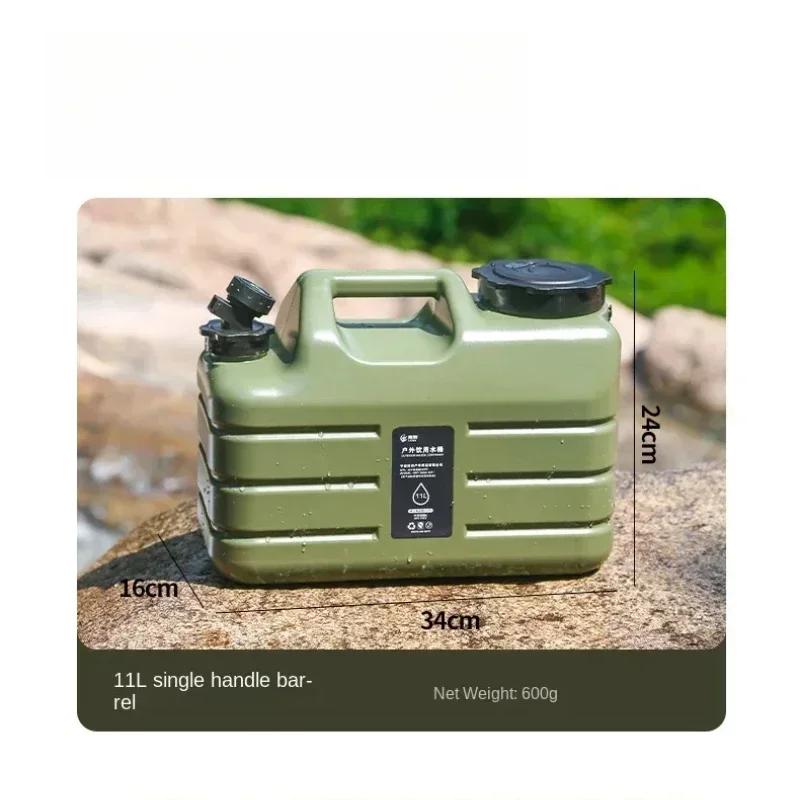 High-Capacity 11L Water Storage Jug – Detachable Faucet, Durable & Leak-Free for Driving & Adventures