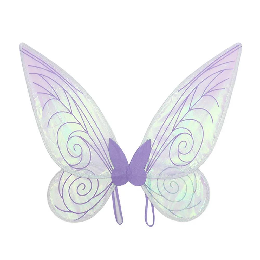 Cute Sparkling Fairy Wings for Adults Kids Halloween Costume Party Favor Angel Wings for Girls Dress up Costume Wings