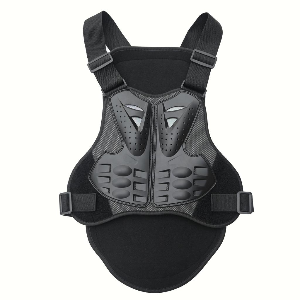 Motorcycle Off-road & Skiing Lightweight Armor Vest - Windproof Chest & Back Protection Gear.