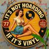Vintage Metal Poster Wall Art Vinyl Gift for Women