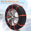 10/20Pcs Universal Car Wheels Chain Double Grooves Car Tire Strap Anti-Skid Snow Chains  Muddy Road
