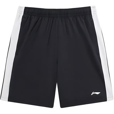 Wygodne Luźne Oddychające Codzienne Szorty Outdoorowe Fitness Męskie Szorty Czarne AKSU787-1