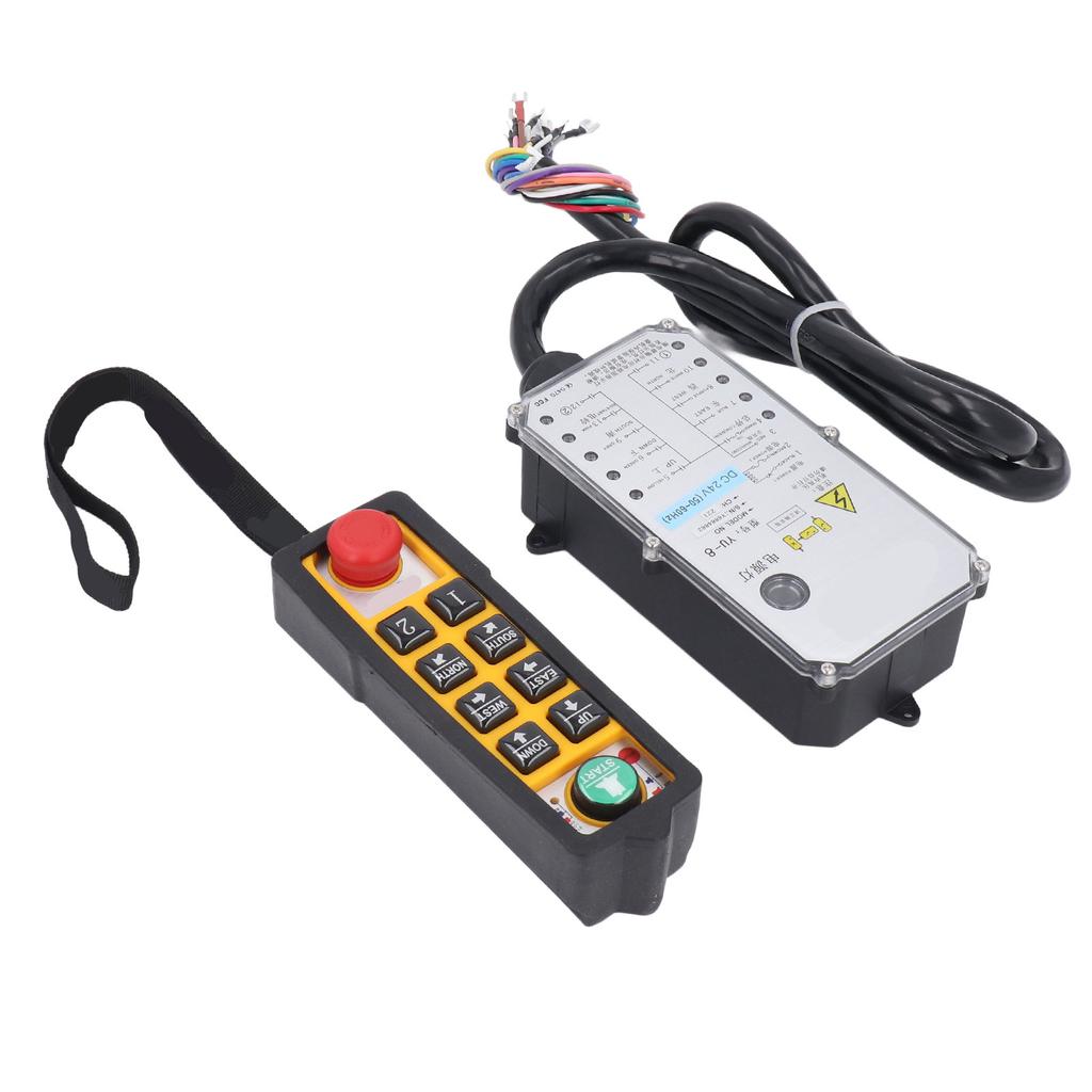 Telecomandă pentru macara industrială, controler electric de ridicare cu o singură manetă și oprire de urgență 6