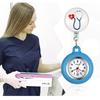 Lancardo Nurse Nurse Pocket Pocket Heart Nursery Blue Watch, Watch, Watch, Watch, Silicone, Removable, Stretchable, Men's, Women's, Cute, Stethoscope,
