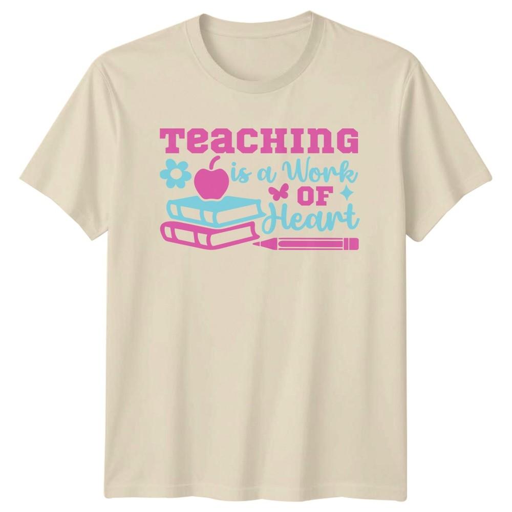 Teaching Is A Work Of Unisexs TShirt Teacher Appreciation Teaching Gift For Her