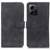KHAZNEH For Xiaomi Redmi Note 12 4G Stand Phone Case Retro Texture Wallet PU Leather Phone Cover