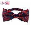 Fashion Blue Paisley Bowtie  Set for Men Wedding Business Party Luxury Pre-tied Men's Bow Tie Gifts