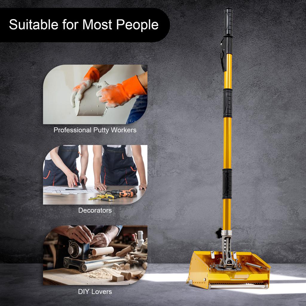 Extendable Drywall Special Tools Plastering Flat Finishing Plaster Box Tool Manual Putty Powder Scraper Renovation Tool