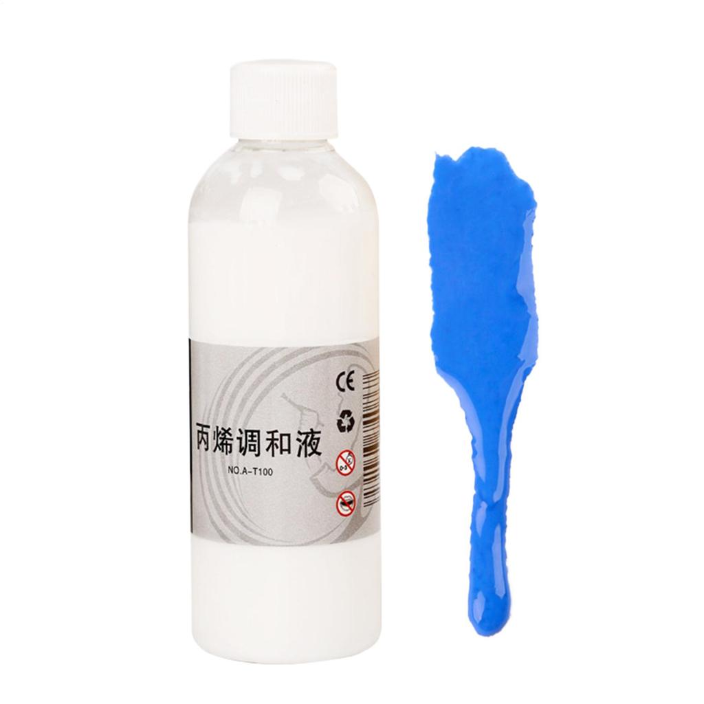 100ml Flow Aid Fluid Improver Fluid Additive For Teachers Artists Palette Preparation Color Blending Crafts Projects Models