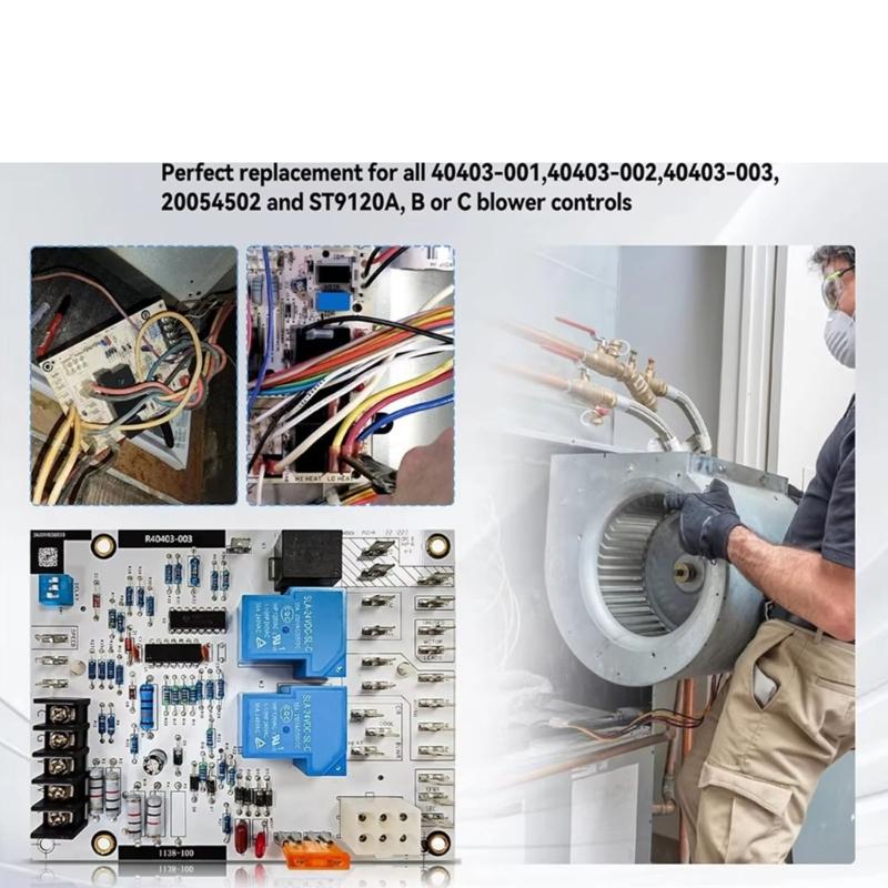 Power Board Mainboard Schaltungssteuerung Stabilität Mainboard Ersatzteil Power Panels Elektronisches Board für Ofenlüfter