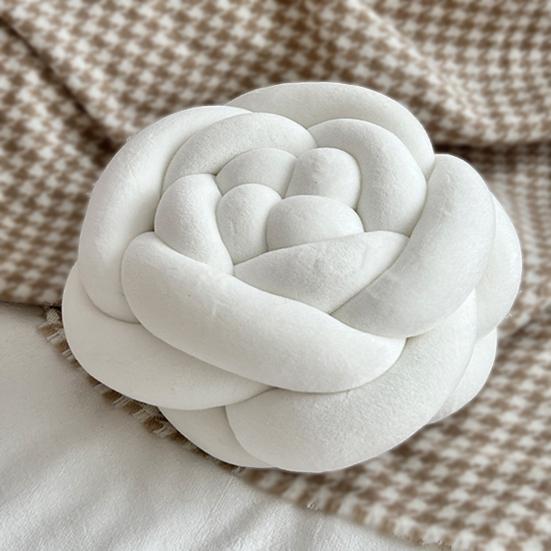 Back Cushion Nordic Style Rose Flower Shape Soft Comfortable Pillow Home Living Room Bedroom Office Decor