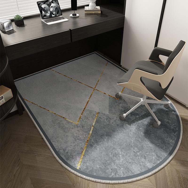 Simple Computer Chair Mat Study Tables Floor Carpet Non-slip Modern Rugs for Bedroom Home Decoration Hall Doorway Mats alfombras