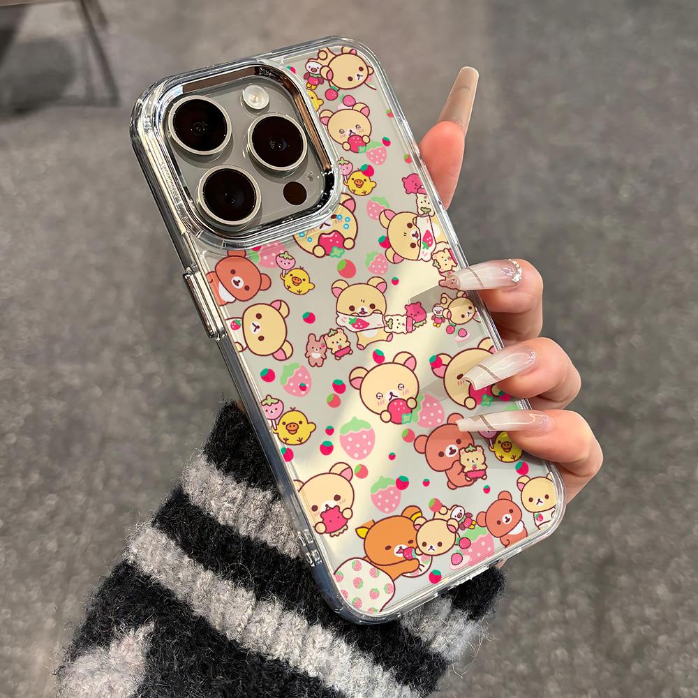 Cute R-Rilakkuma Cartoon Bear Phone Case for Google Pixel 10 9 8 7 8A 9A XL Pro 4G 5G Transparent Soft Silicone TPU Back Cover