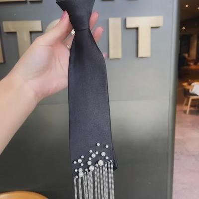 Korean College Style Knot-Free Cross Decorative Bowtie for Women