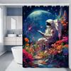 CSMY Astronaut Theme Shower Curtains Shower Curtain