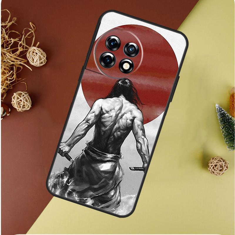Japanese Samurai Ninja For OnePlus 13 13R 12 12R 11 9 10 Pro 8T 9RT 10T 10R N20 N30 Nord CE 2 3 4 Lite Phone Case