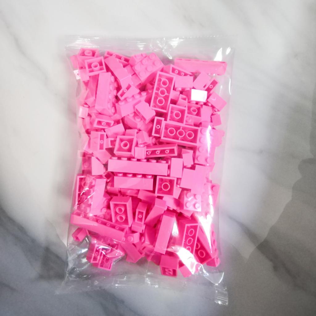 Kompatibel für Schüttblöcke 260 g/Packung 20 Sorten Auf Lager Aktionen Mädchen Jungen Mädchen Puzzle Spielzeug Spielsets Freies Bauen DIY Montage Kombination Pellets