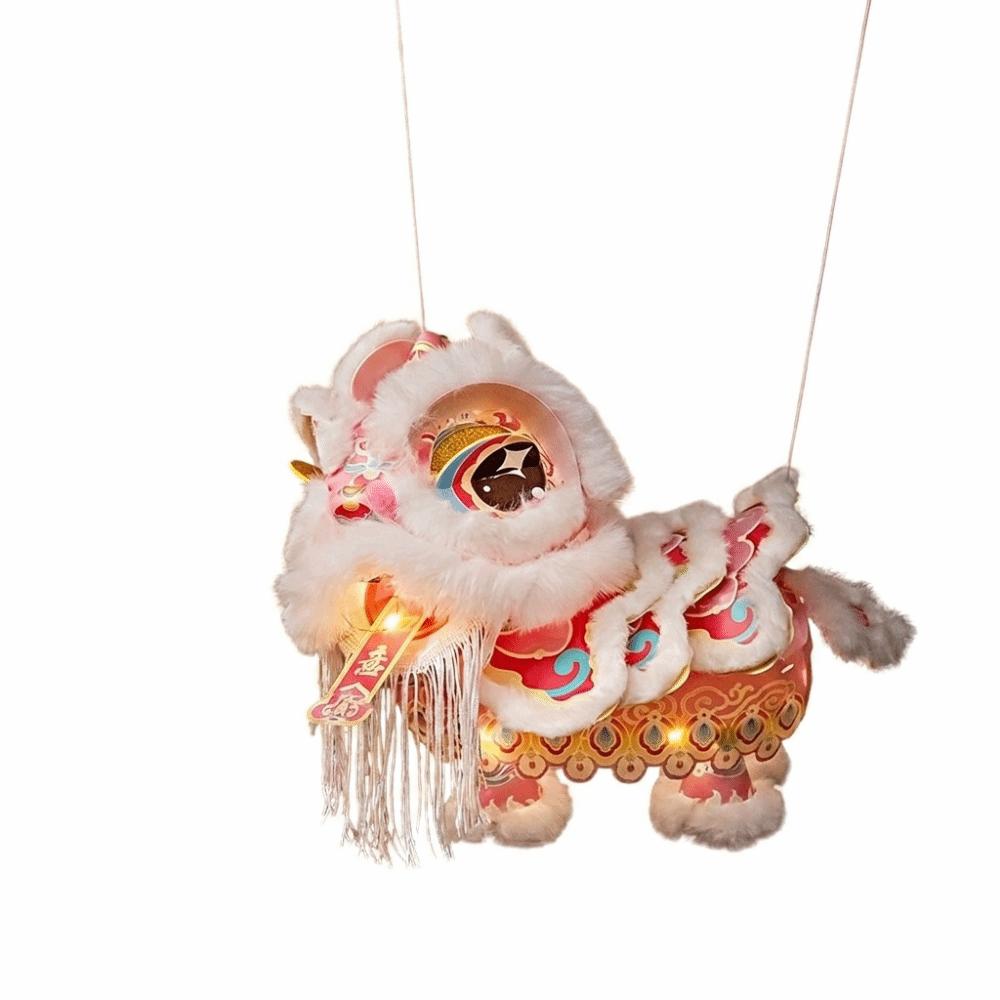 Lion Dance Mid-Autumn Festival Lantern Ancient Style Handheld Lantern Festival