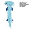 Yousheng Dog Squeaky Toy Tear-resistant Soft Hammerhead Shark Shape Pet Dog Chewing Toy for Home