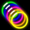 36/72pcs 20cm Glow Sticks Glow in the Dark Light Sticks Multicolor Neon Party Supplies for Birthday Camping Party Favors