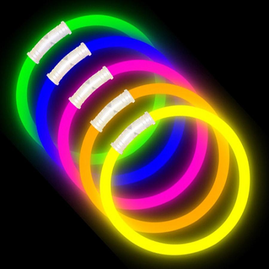 36/72pcs 20cm Glow Sticks Glow in the Dark Light Sticks Multicolor Neon Party Supplies for Birthday Camping Party Favors