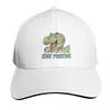 Stay Positive Funny TRex Dinosaur Sticker Cap Fashion Casual Baseball Caps Adjustable Hat Hip Hop Summer Unisex Baseball Hats