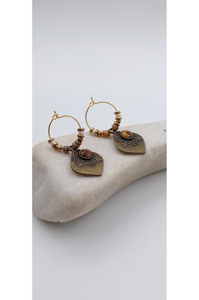 Valentine's Day Birthday Gift Handmade Ethnic Authentic Hippie Bohemian Fashion Jewelry Earrings